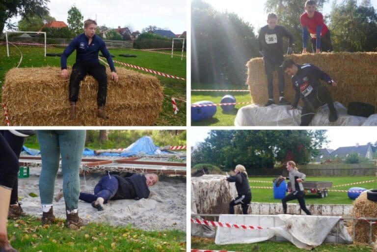 X-race på Adventure Efterskolen vist som billedcollage